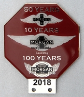 badge Morgan :50-10-100 years badge Morgan :50-10-100 years